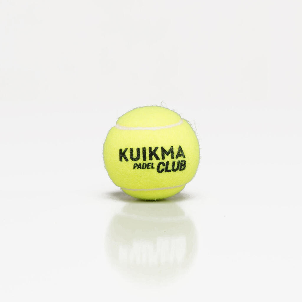 Pressurised Padel Balls Kuikma PB Club - Pack of 3